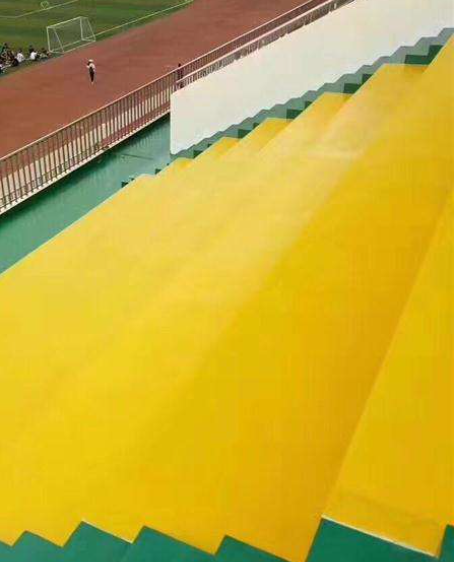 桑植球场台阶翻新修补改造